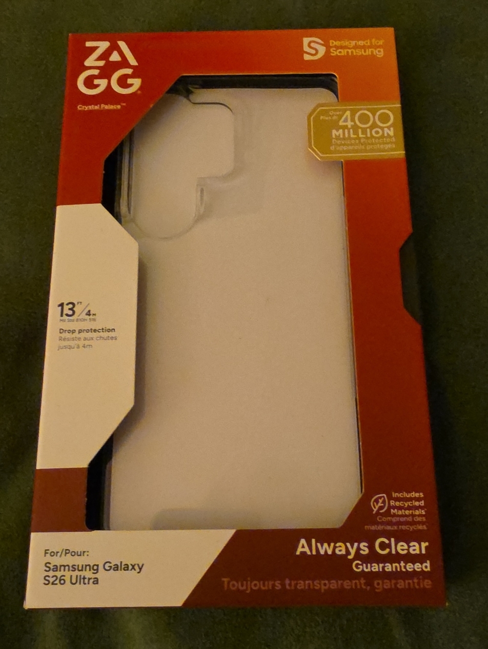 ZAGG Clear Case for Samsung Galaxy S26 Ultra